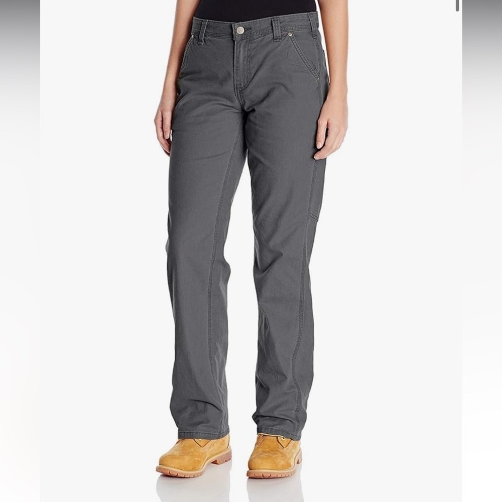 Carhartt original straight leg fleece lined Crawford pants size 12 short NWT